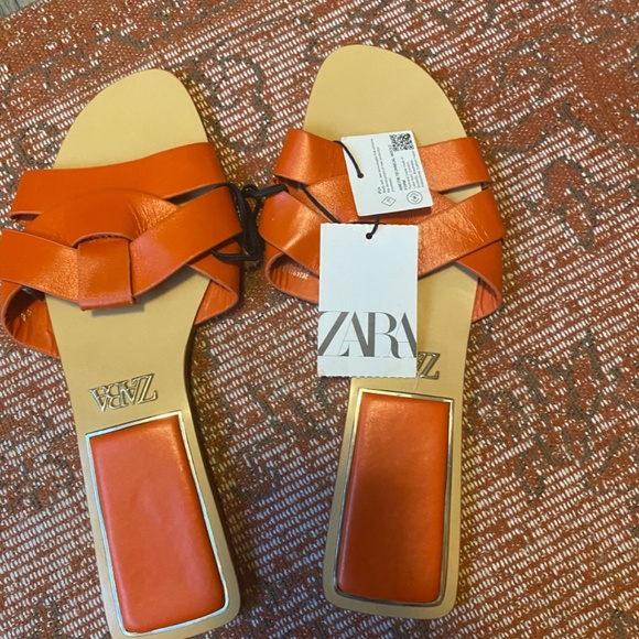 Zara Leather Flats - Picture 4 of 5